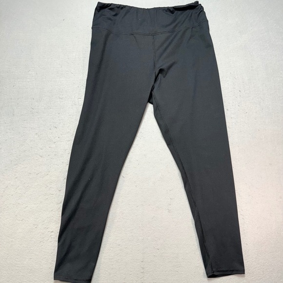 Maurices Black Activewear Yoga Pants XL Long High Waist Comfort Stretch - Picture 1 of 9